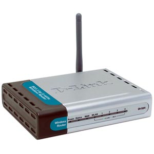 D-Link DI-524 WiFi Enabled Internet Router
